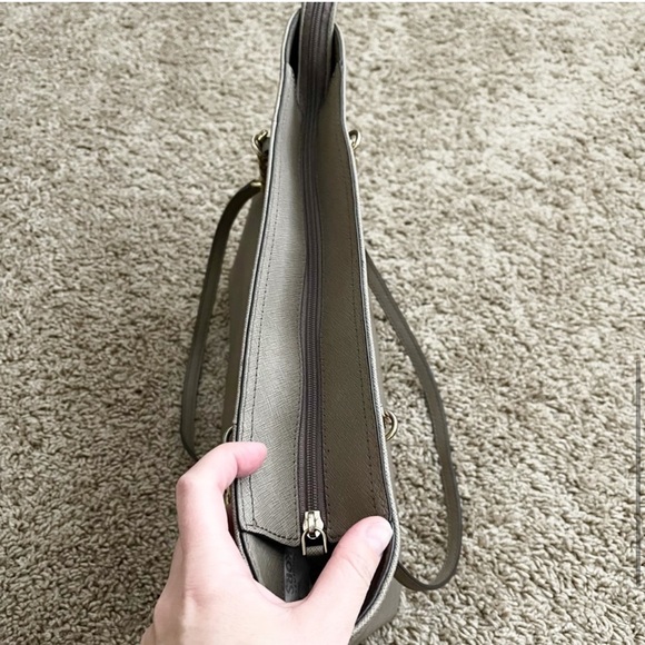 MICHAEL KORS grey taupe tote bag - Picture 6 of 11